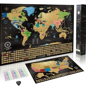 Wanderlust Scratch Off Map